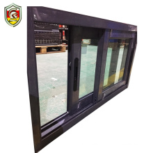 Uganda style cheap house used double tempered glass sliding window kesenbao window